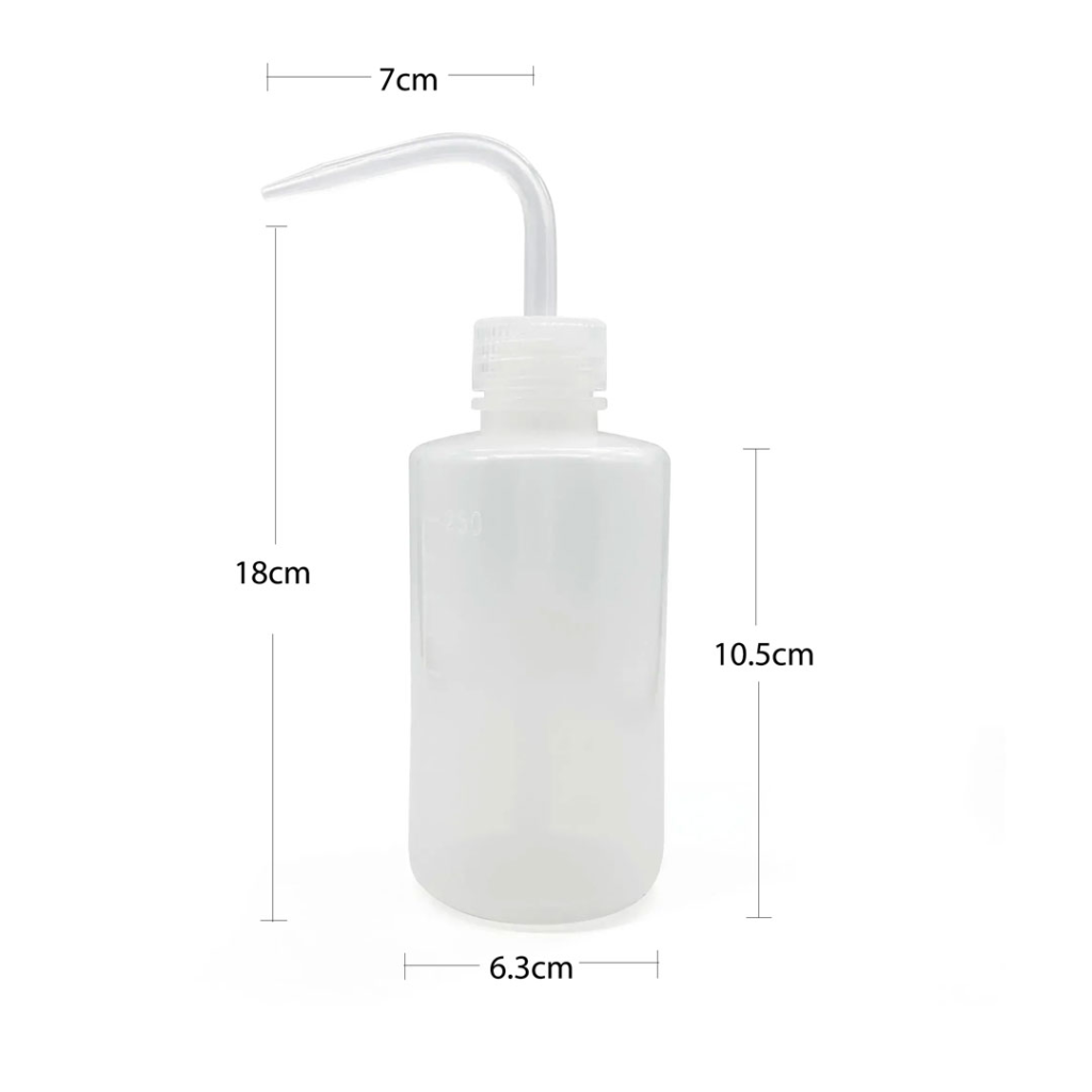 Dimensions 250ml Tint Flushing Bottle